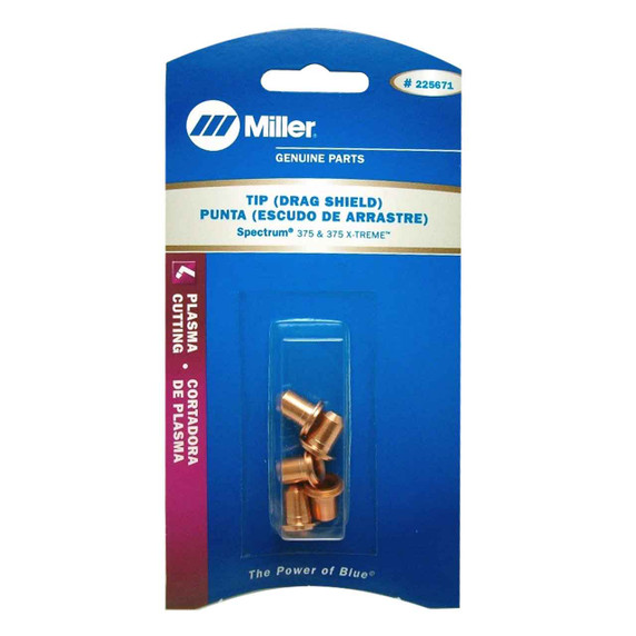 Miller 225671 Tip, ICE- 27C/27T 25Amp, 5 pack
