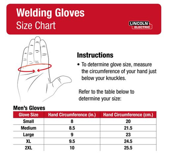 Lincoln Electric K3806 DynaMIG Heavy Duty MIG Welding Gloves, Medium