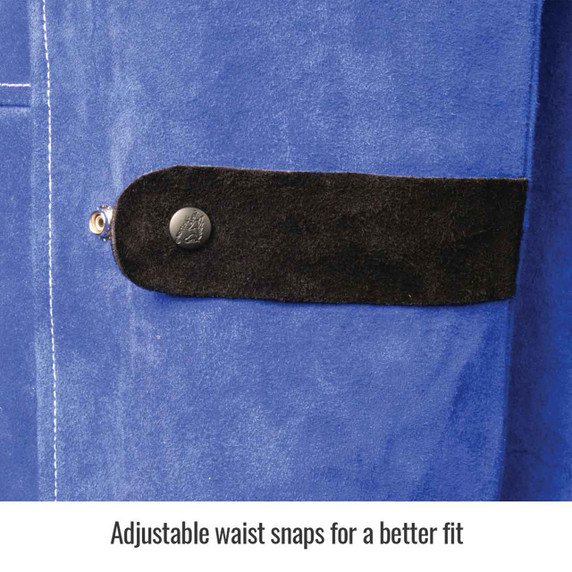 Black Stallion JL1030-BB Color Block Leather Welding Jacket, 2X-Large