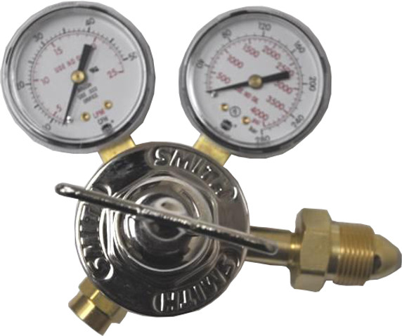 Miller Smith 31-50-580 Argon CO2 Mix Single Stage Flow Gauge Regulator, CGA 580