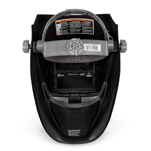 Miller 287798 Helmet, Classic Series FS#10 2X4 Flip-Up with ClearLight