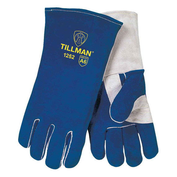 Tillman 1252 Premium Side Split Cowhide Stick Gloves, Medium