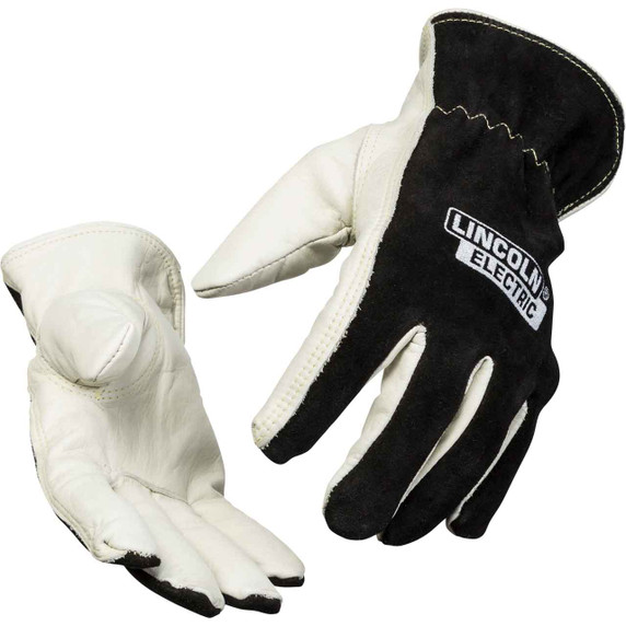 Lincoln Electric K3770 Welders Leather Drivers Gloves, Large