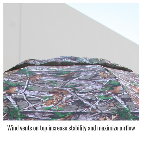 Black Stallion UB200 Core Flame-Resistant Industrial Umbrella, Camo