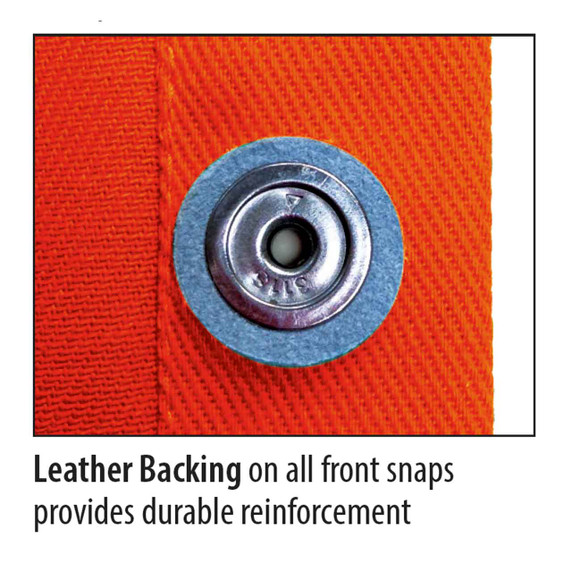 Black Stallion JF1010-OR Hi-Vis Welding Jacket with FR Reflective Tape, Orange, X-Large