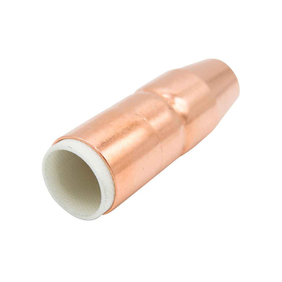 Miller N-M1218C AccuLock MDX Thread-On Nozzle, 1/2" Orifice, 1/8" Tip Recess, Copper, 10 pack