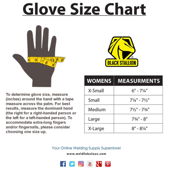 Black Stallion LT50 AngelFire Women's Premium Grain Kidskin & FR Cotton TIG Welding Gloves, Small