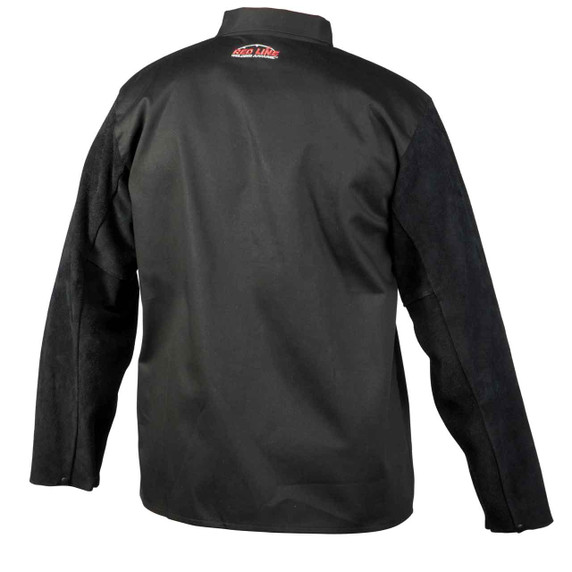 Lincoln Electric K3106 Traditional Split Leather Sleeved Welding Jacket, 3XL