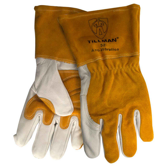 Tillman 52 Top Grain Cowhide Anti-Vibration MIG Welding Gloves, Large