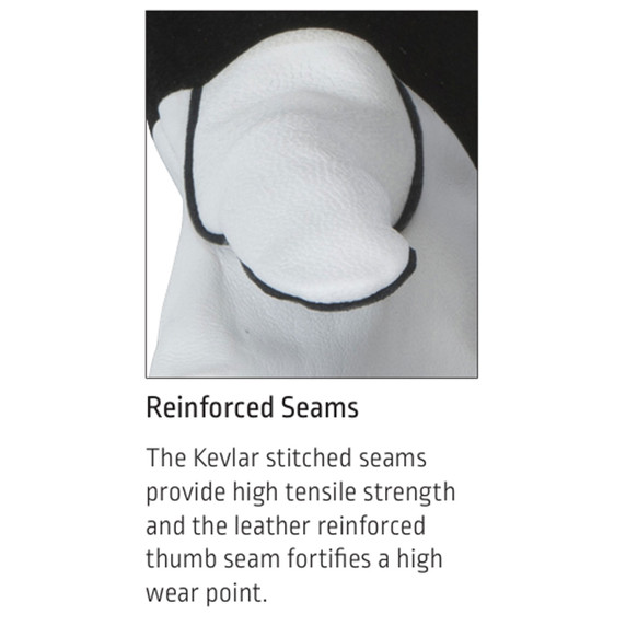 Lincoln Electric K2981 Goatskin Leather TIG Welding Gloves, X-Large