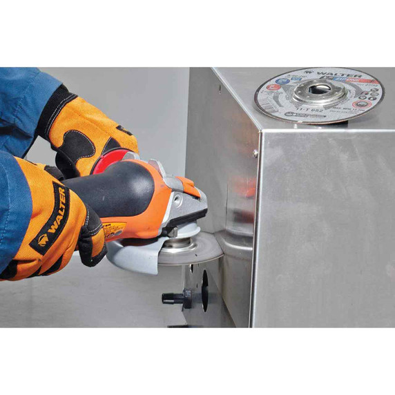 Walter 11T652 5x1/32x7/8 ZIP ONE Thin Gauge Cut-off Wheels Contaminant Free Type 27 Grit ZA60, 25 pack