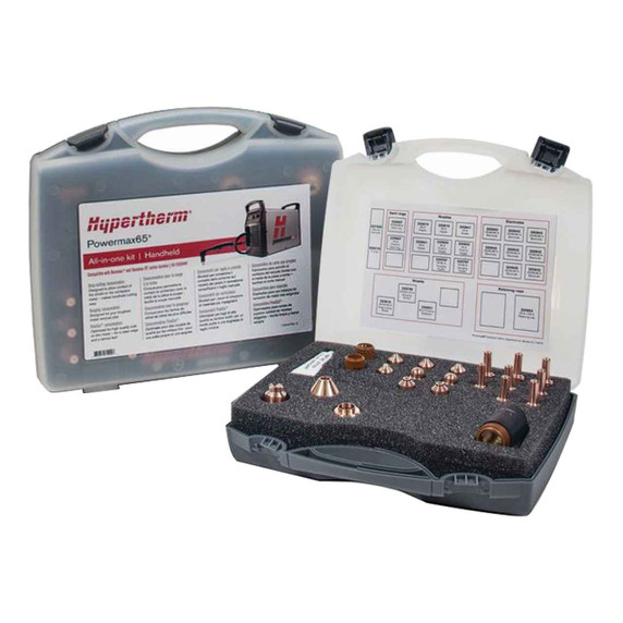 Hypertherm 851465 Consumable Kit, Powermax65 Essential Handheld, 65 A, Cutting