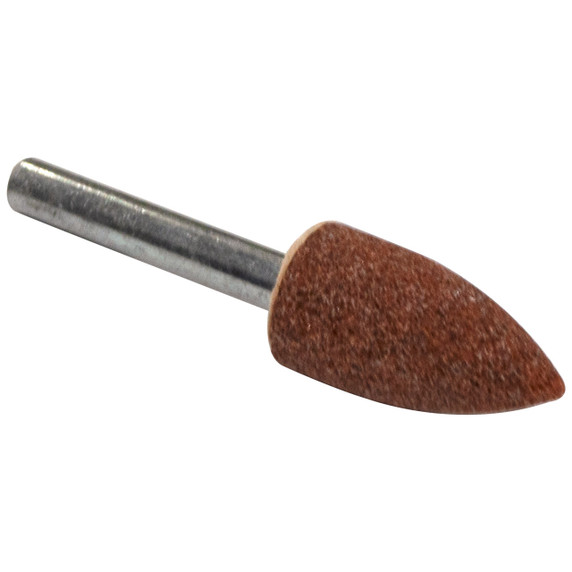 Walter 12D036 11/16x1-1/4x1/4 Mounted Point Type A-12 Orange for Tool and High Tensile Steel Grit A60