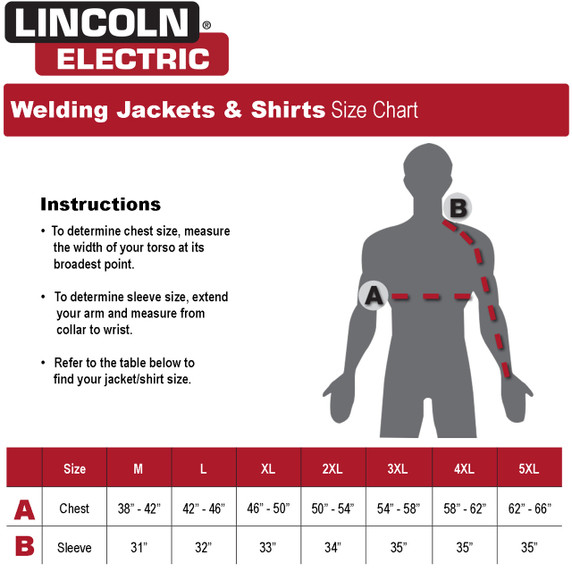 Lincoln Electric K2989 Heavy Duty Leather Welding Jacket, 3X-Large