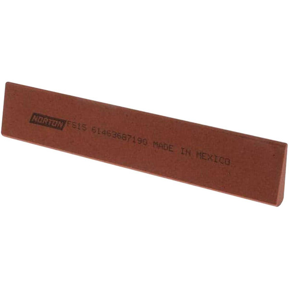 Norton 61463687190 5x1x5/16 In. India AO Abrasive Slips, Round Edge, Fine Grit, 5 pack