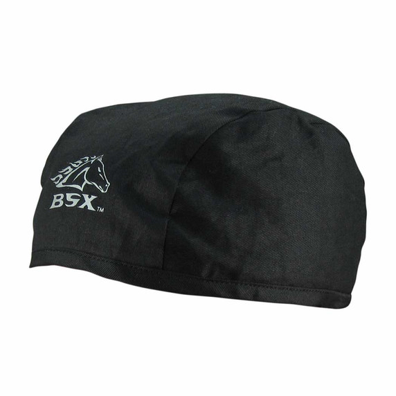 Black Stallion BSX BC5B-BK Black Cotton Welding Beanie Cap