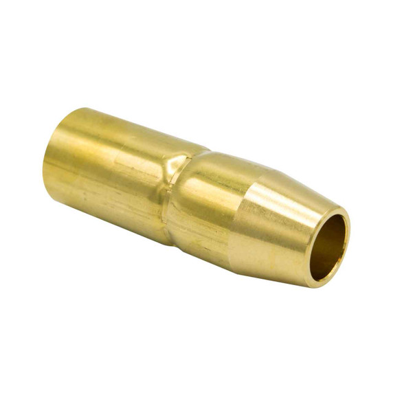 Miller NS-M1200B AccuLock MDX Thread-On Nozzle, 1/2" Orifice, Flush Tip, Brass, 2 pack