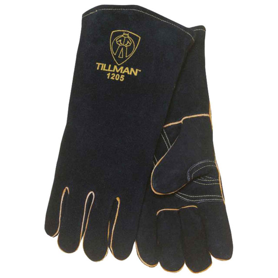 Tillman 1205 14" Premium Insulated Split Cowhide Welding Gloves, Large