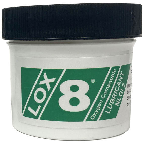 Fluoramics 9770004 LOX-8 Lubricant NLGI 2 100 Gram Jar (Net Wt. 3.5 Oz)