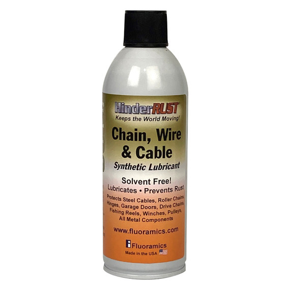 Fluoramics 9644210 Chain, Wire, & Cable Lubricant Net Wt. 11.5 Oz. Aerosol Spray Can Asc (327 G)
