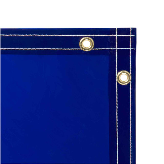 Steiner 325-4X6 ArcView 14 mil Blue Tinted Transparent Vinyl Welding Curtain, 4' x 6'