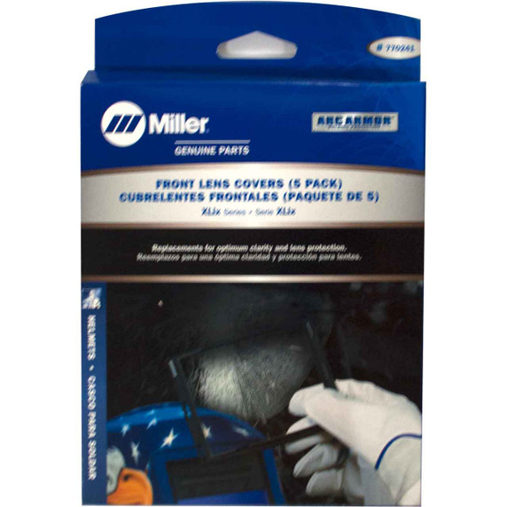 Miller 770241 Outside Lens Cover, 4-5/8" X 3-3/4", 5 pack