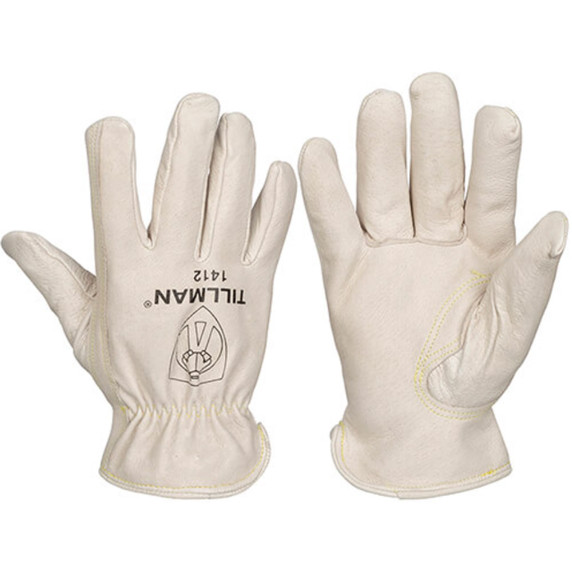 Tillman 1412 Top Grain Pigskin Winter Work Gloves, Fleece Lined, Small