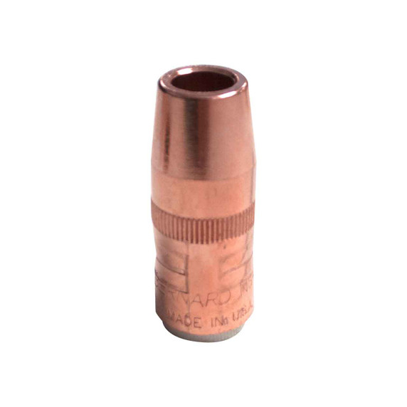 Bernard NS-1218C Nozzle, Centerfire, Slim, 1/2 Orifice, 1/8 Recess, Copper, 10 pack