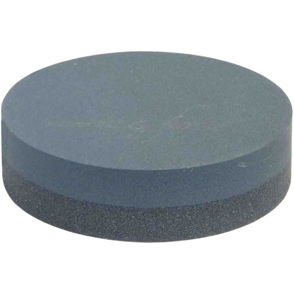 Norton 61463685435 4x1 In. Crystolon SC Combination Grit Benchstone, Coarse and Fine Grit, Round