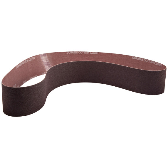 Norton 78072721540 2-1/2x48” Gemini R228 Aluminum Oxide Cloth Narrow Benchstand Belts, 36 Grit, Coarse, 10 pack