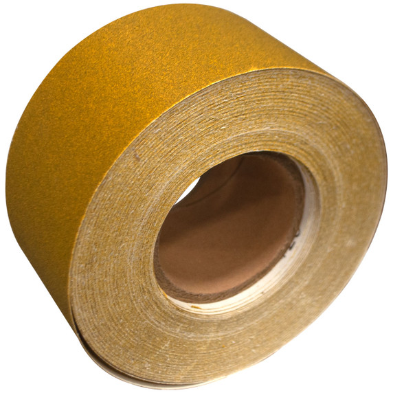 United Abrasives SAIT 84058 3-5/16" x 50 Yards Paper Backing Dry Wall Sanding Rolls 120C Grit