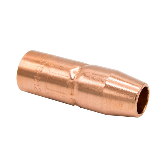 Miller NS-M1200C AccuLock MDX Thread-On Nozzle, 1/2" Orifice, Flush Tip, Copper, 2 pack