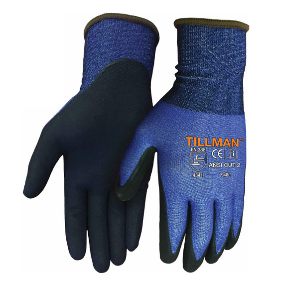 Tillman 948 Ultra Thin 18 Gauge Coated Gloves, X-Large