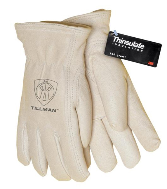 Tillman 1419 Top Grain Pigskin Thinsulate Lined Winter Gloves, Large