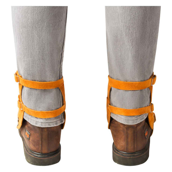 Steiner 12184 Leather Side Split Cowhide Shoe Spats, One Size