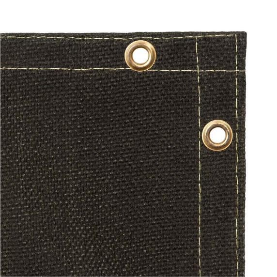 Steiner 397-10X10 Z-FLEX 26 oz Black Vermiculite Coated Fiberglass Welding Blanket