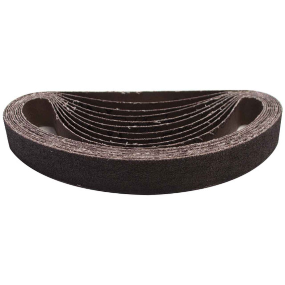 United Abrasives SAIT 60255 1x21 Quick Ship 1A-X Aluminum Oxide File Sander Belt, 40 Grit, 10 pack