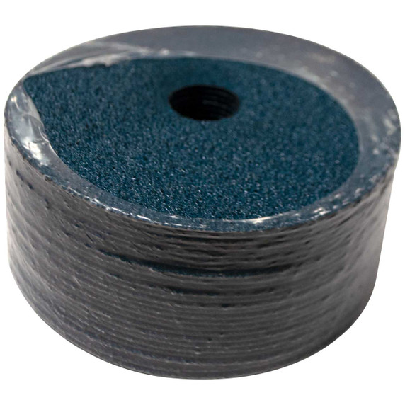 United Abrasives SAIT 59536 5x7/8 Blue Line Zirconium Z Series Aggressive Grinding Fiber Discs 36 Grit, 25 pack