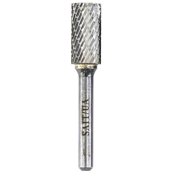 United Abrasives SAIT 45002 1/2x1x1/4 Type SA5 Tungsten Double Cut Alternate Cut Carbide Bur