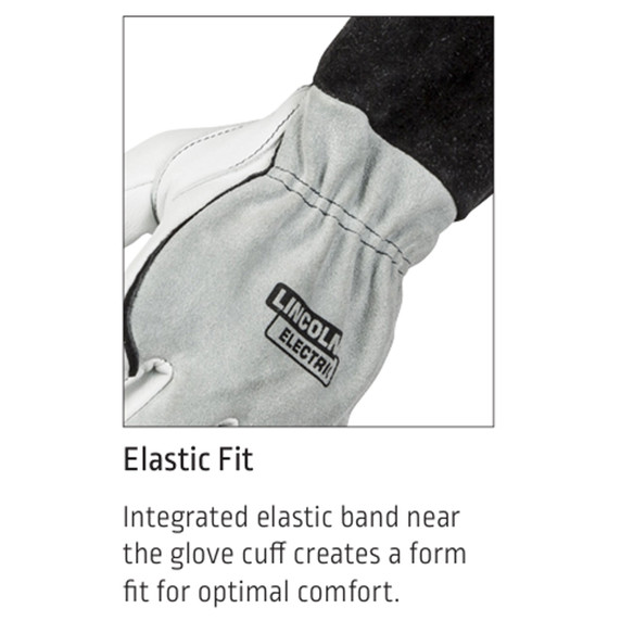 Lincoln Electric K3805 DynaMIG Traditional MIG Welding Gloves, Medium