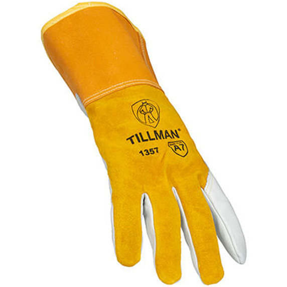 Tillman 1357 Top Grain & Split Cowhide MIG Gloves, A7 Cut Resistant, 3X-Large