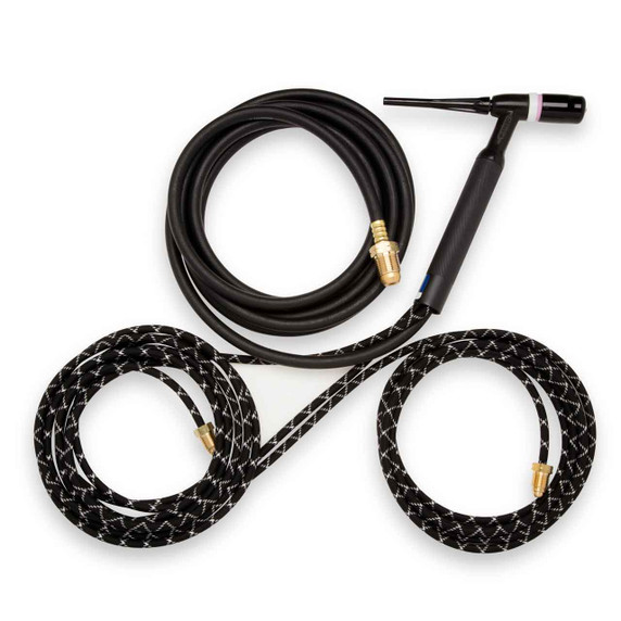 Miller Weldcraft W-400 Super Cool TIG Torch Kit w/ Accessories, 12.5', Braided, WP18SC12RM