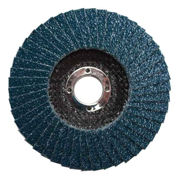 United Abrasives SAIT 71225 5x7/8 Encore Type 27 General Purpose No Hub Zirconium Flap Discs 36 Grit, 10 pack