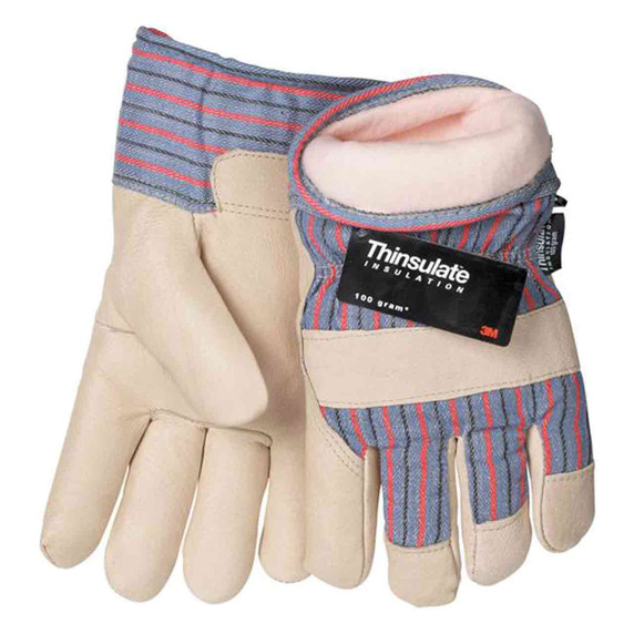 Tillman 1565 Top Grain Pigskin Thinsulate Lined Winter Gloves, Large