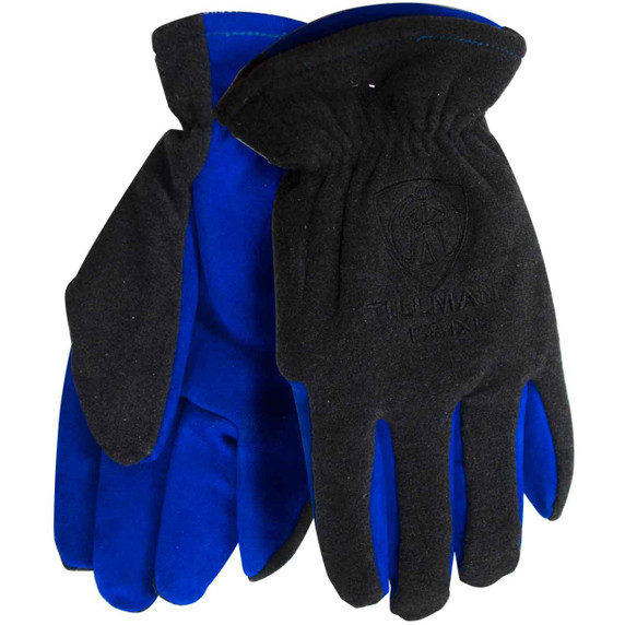 Tillman 1584 Polar Fleece w/ColdBlock Lining Leather Palm Winter Gloves, Medium