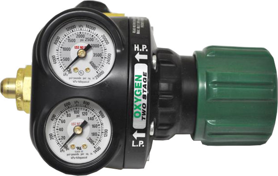 Victor 0781-5219 EDGE ETS4-200-540 Oxygen, Air, Inert Gas High Capacity Two Stage Regulator