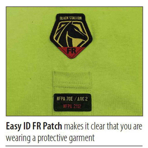 Black Stallion TF2510-GY NFPA 2112 & NFPA70E FR Cotton Knit Long-Sleeve T-Shirt, Gray, X-Large