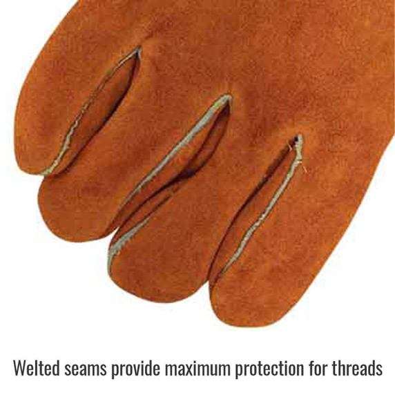 Black Stallion 111R-18 18" Shoulder Split Cowhide Stick Welding Gloves, X-Large
