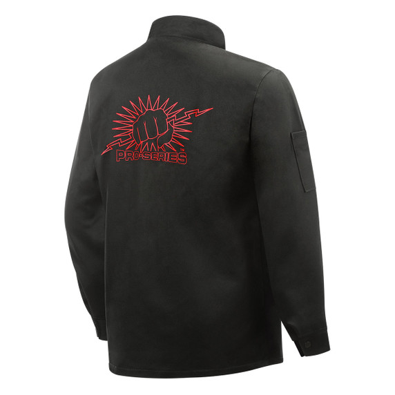 Steiner 1160-X 30" 9oz. Black FR Cotton Welding Jacket, X-Large