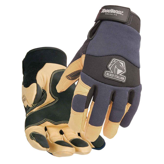 Black Stallion 99ACE-PW ToolHandz Pigskin Insulated Winter Mechanics Gloves, Large